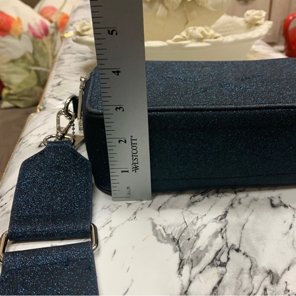 Vintage Havana Lavender Navy Blue Glitter Cross Body - Picture 7 of 10